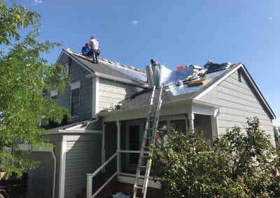 Roofing job with Upgraded Low E underlayment